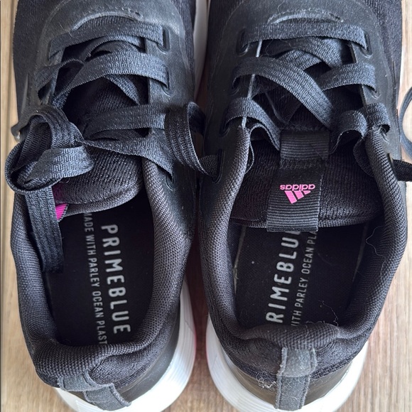 Adidas Black and Pink Sleek Sneakers - Picture 7 of 7